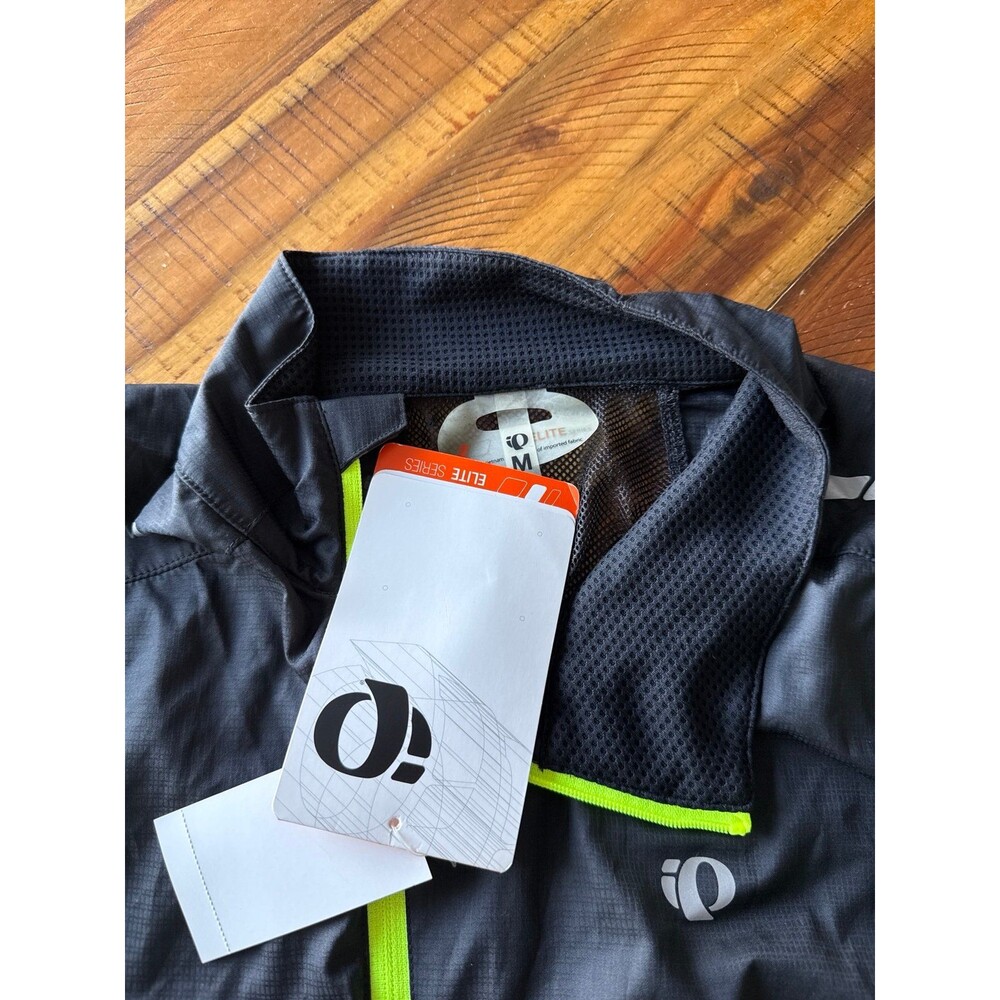 Pearl Izumi Elite Barrier Vest NWT Men’s Medium Black Hi Vis Cycling Wind Vest - Picture 4 of 11